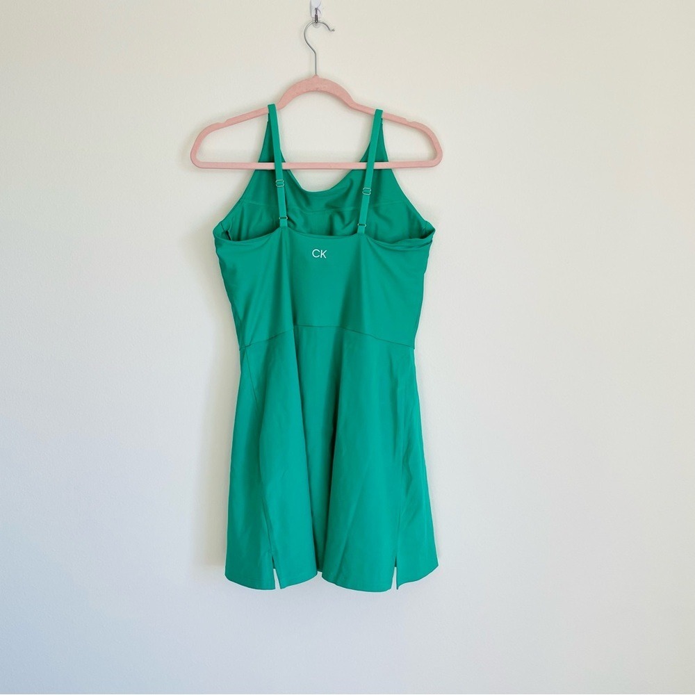 Calvin Klein I Womens Green Sleeveless Tennis Dress I Size XL I Athleisure - Picture 3 of 12